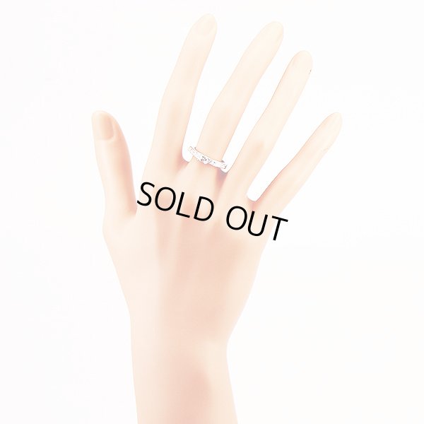 PT950 ダイアイリリング 0.80ct 4.10g　装着イメージ