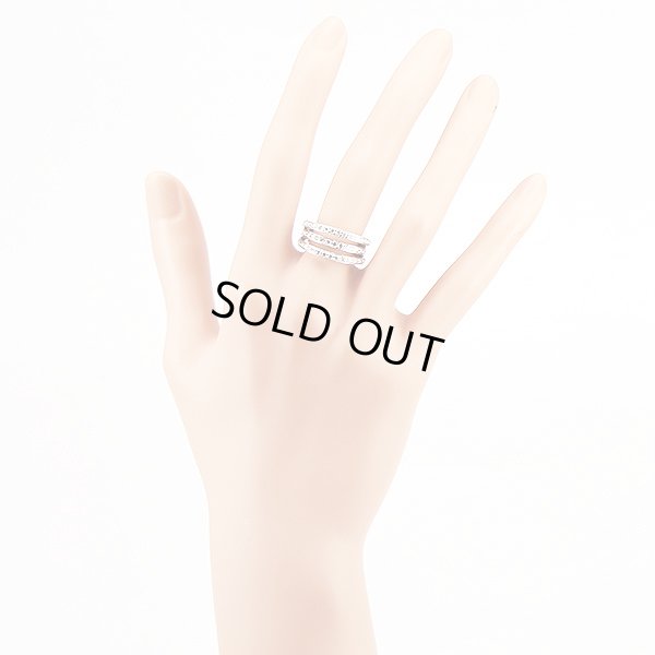 K18WG ダイアイリリング 0.71ct 6.60g　装着イメージ