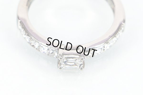 PT950 ダイアイリリング 0.80ct 4.10g　拡大