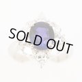PT900 サファイアダイアイリリング 3.63ct 1.568ct 8.50g