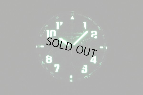 天賞堂　グランドコンプリケーション　スポーツ　黒文字盤　ライト暗闇