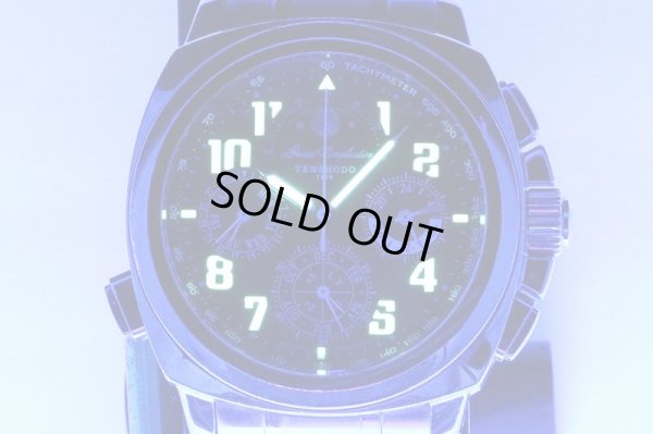 天賞堂　グランドコンプリケーション　スポーツ　黒文字盤　ライト