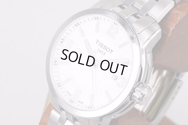 ティソ　ＰＲＣ２００　Ｔ０５５．４１０．１１　銀文字盤　サイド拡大