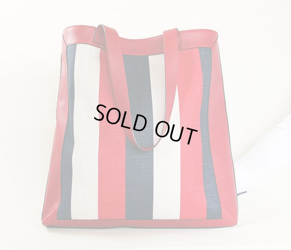 グッチ　トートバック 523781 493075 トリコロール　裏面