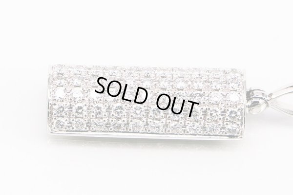 PT850/900 ダイアイリペンダントネックレス 1.52ct 9.80g　サイド