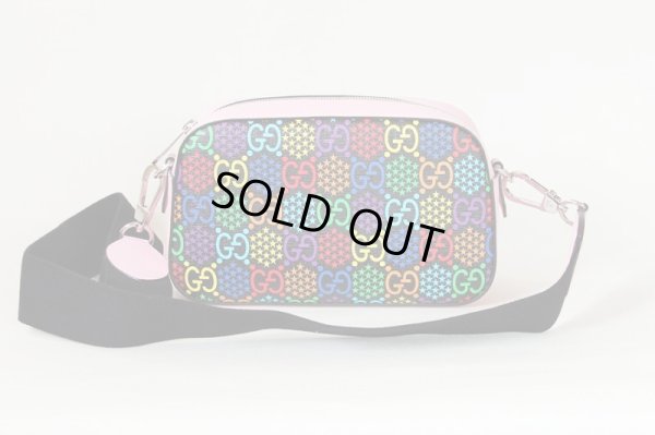 ショルダーバック 574886 527620 ブラック/ピンク/マルチ 裏面