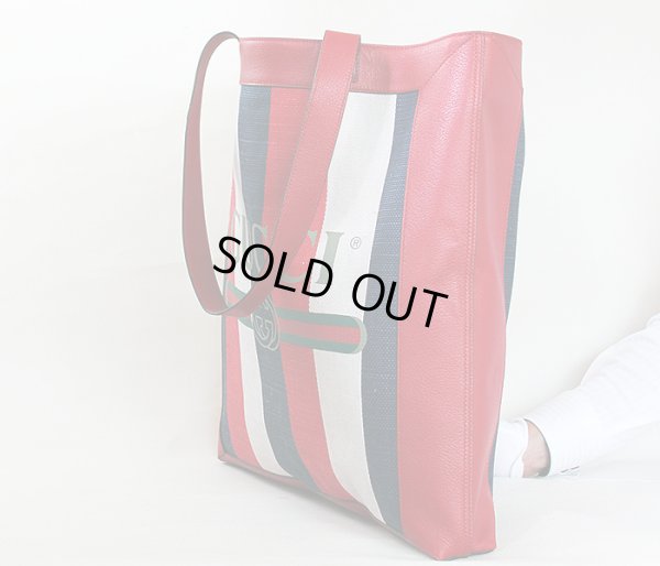 グッチ　トートバック 523781 493075 トリコロール　サイド