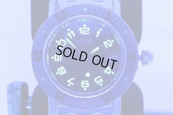 エルメス　クリッパーダイバー　ＣＬ５．２１０　青文字盤　ライト