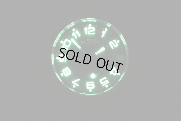 エルメス　クリッパーダイバー　ＣＬ５．２１０　青文字盤　ライト暗闇