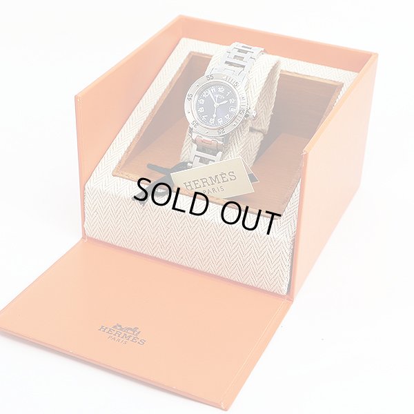 エルメス　クリッパーダイバー　ＣＬ５．２１０　青文字盤　箱