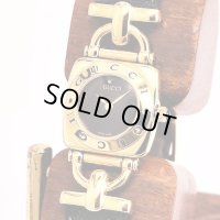 グッチ　６３００Ｌ　黒文字盤
