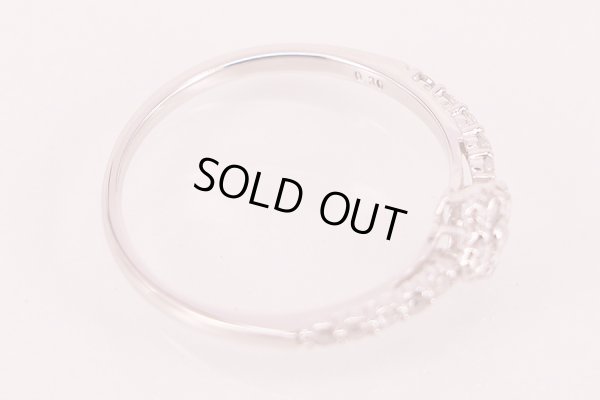 PT900 ダイアイリリング 0.30ct 1.90g　刻印(2)