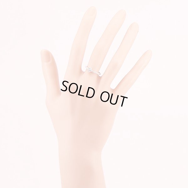 PT900 ダイアイリリング 0.30ct 1.90g　装着イメージ