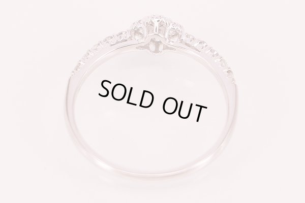 PT900 ダイアイリリング 0.30ct 1.90g　内側