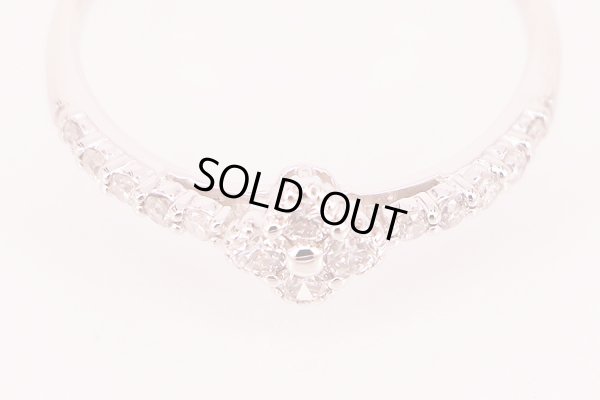 PT900 ダイアイリリング 0.30ct 1.90g　拡大