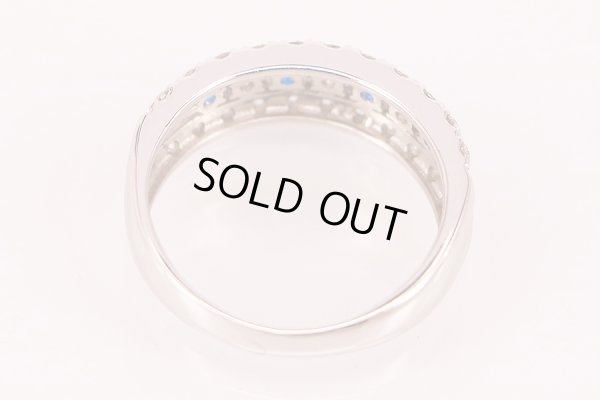 PT900 アウイナイトダイアイリリング 0.127ct 0.70ct 5.20g　内側