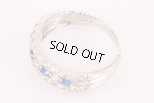 PT900 アウイナイトダイアイリリング 0.127ct 0.70ct 5.20g　刻印(1)