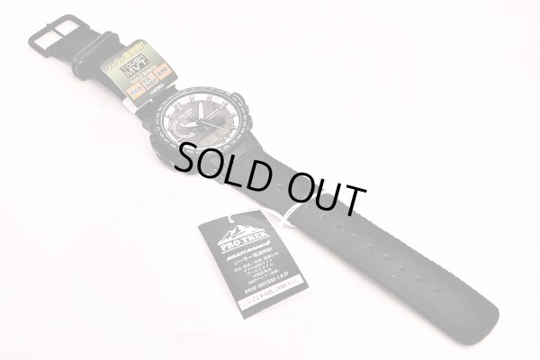 カシオ　プロトレック　ＰＲＷ－６０ＹＢＭ　５５７８　デジアナ文字盤　布ベルト状態　表面