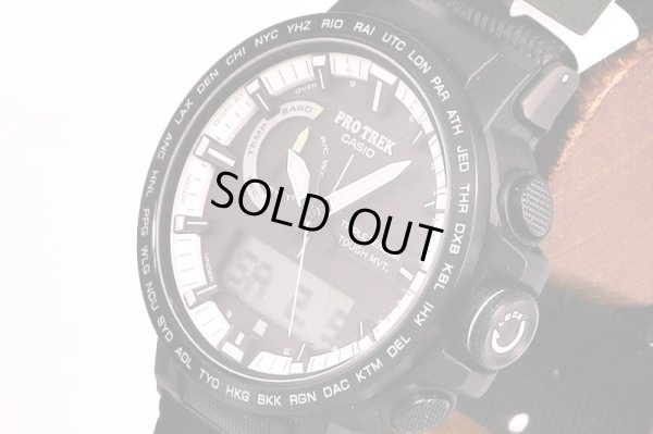 カシオ　プロトレック　ＰＲＷ－６０ＹＢＭ　５５７８　デジアナ文字盤　サイド拡大