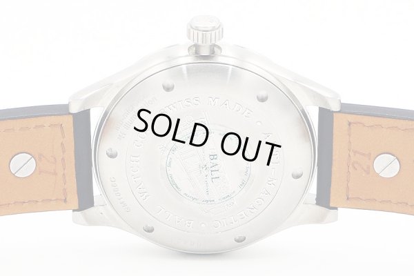 ボールウォッチ　アビエイターＧＭＴ　ＧＭ１０８６Ｃ　黒文字盤　裏面拡大