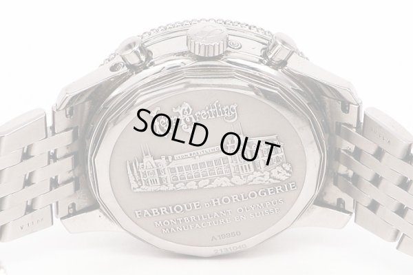 ブライトリング　モンブリラン　オリンパス　Ａ１９３５０　黒文字盤　裏面拡大