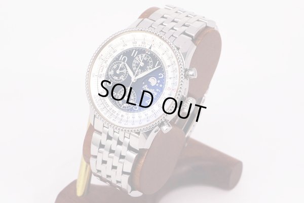 ブライトリング　モンブリラン　オリンパス　Ａ１９３５０　黒文字盤　サイド