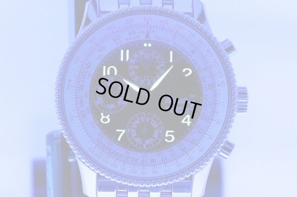 ブライトリング　モンブリラン　オリンパス　Ａ１９３５０　黒文字盤　ライト