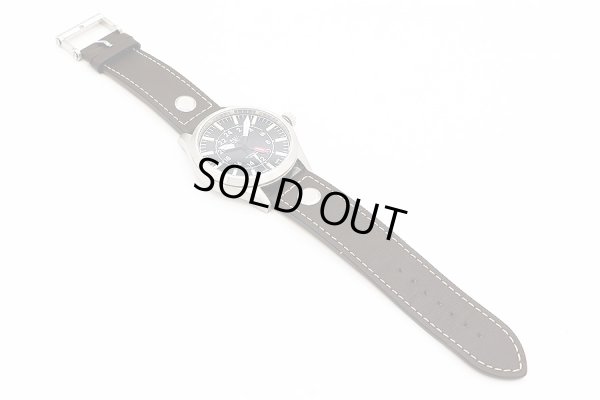 ボールウォッチ　アビエイターＧＭＴ　ＧＭ１０８６Ｃ　黒文字盤　革ベルト状態　表面