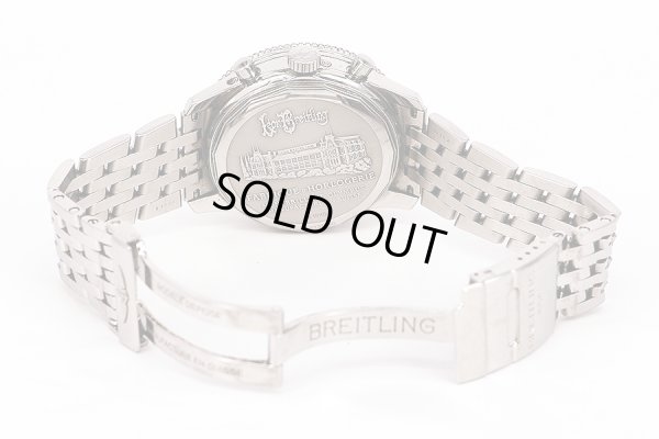 ブライトリング　モンブリラン　オリンパス　Ａ１９３５０　黒文字盤　ブレス