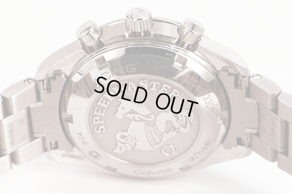 オメガ　スピードマスターレーシング　３２６．３０．４０　紺文字盤　裏面拡大