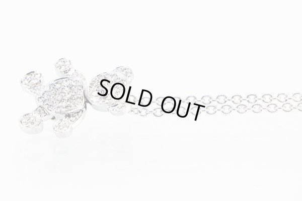 ポメラート　750WG オルソ クマ ダイアイリペンダントネックレス 13.30g　サイド