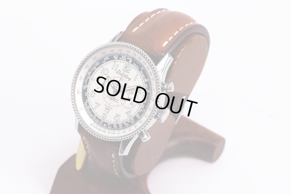 ブライトリング　モンブリラン１９０３　Ａ３５３３０　銀文字盤　サイド