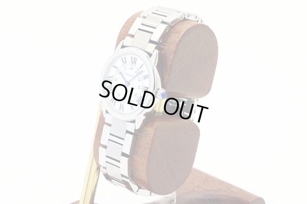 カルティエ　ロンドソロＳＭ　２９９３　銀文字盤　サイド