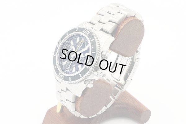 ブライトリング　スーパーオーシャン４４　クロノグラフ　Ａ１３３４１　黒文字盤　サイド