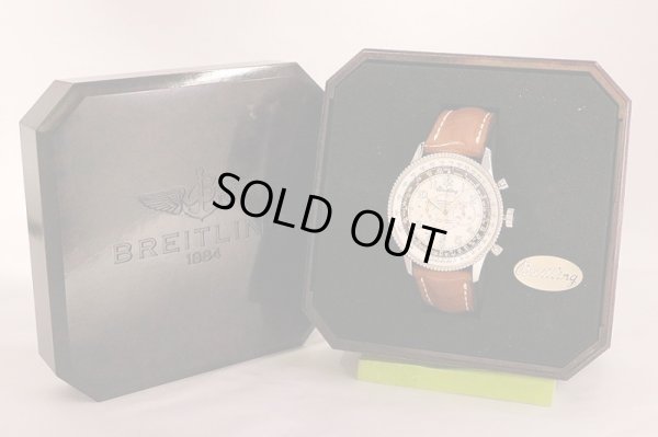 ブライトリング　モンブリラン１９０３　Ａ３５３３０　銀文字盤　箱