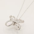 ミキモト　K18WG ダイアイリペンダントネックレス／ブローチ 0.15ct 0.37ct 11.00g