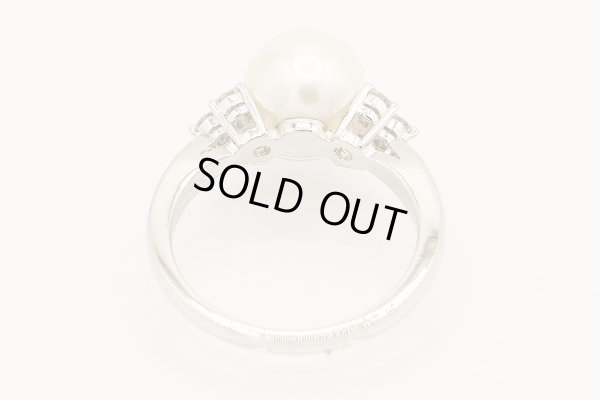 PT950 パールダイアイリリング 8.70mm 5.90g　内側