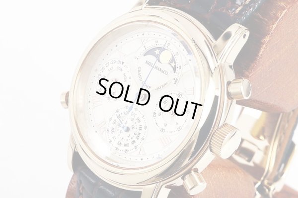 シェルマン　グランドコンプリケーション　プレミアム　白文字盤　サイド拡大