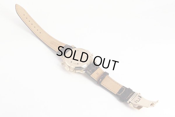 シェルマン　グランドコンプリケーション　プレミアム　白文字盤　革ベルト状態　裏面