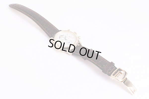 シェルマン　グランドコンプリケーション　プレミアム　白文字盤　革ベルト状態　表面