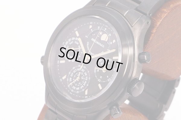 シェルマン　グランドコンプリケーション　ブラック　黒文字盤　サイド拡大