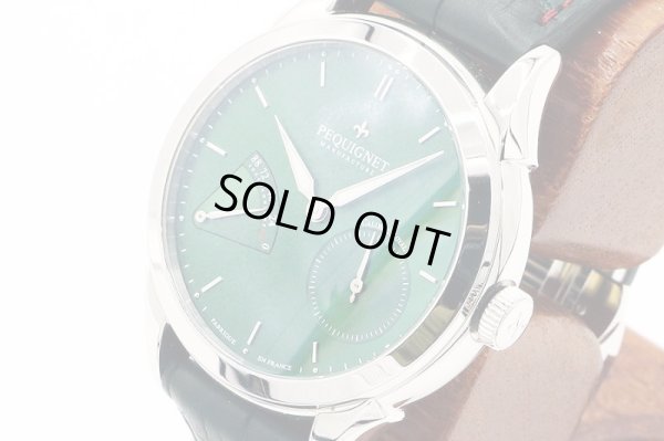 ペキネ　マニュファクチュール　シューロワイヤル　９０１０１９３　緑文字盤　サイド拡大