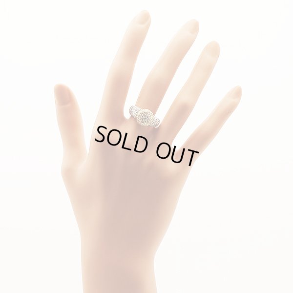 ポンテヴェキオ　K18WG/YG ダイアイリリング 1.50ct 7.70g　装着イメージ