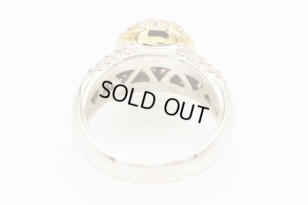 ポンテヴェキオ　K18WG/YG ダイアイリリング 1.50ct 7.70g　内側