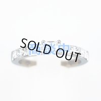 PT950 ダイアイリリング 0.80ct 4.10g