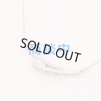 PT850/900 ダイアイリネックレス 0.616ct 0.15ct 5.40g