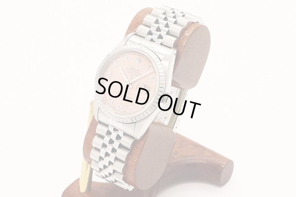 ロレックス　１６２２０　Ｓ２９２８３５　ピンクローマン文字盤　サイド