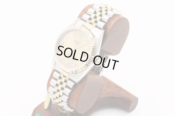 ロレックス　１６２３３Ｇ　Ｓ７０２１９０　シャンパン文字盤　旧１０Ｐ（９３年製）　サイド