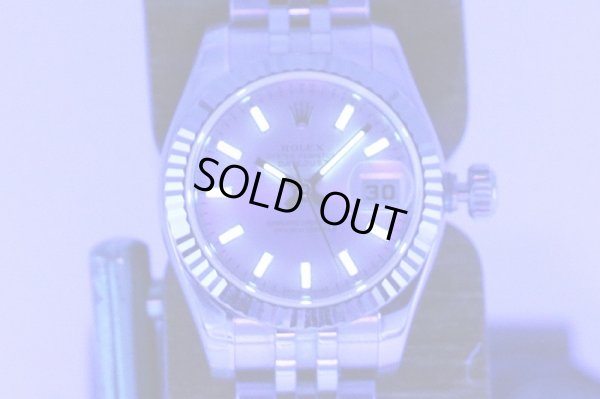 ロレックス　１７９１７１　Ｄ７２６８５８　ピンク文字盤　ライト