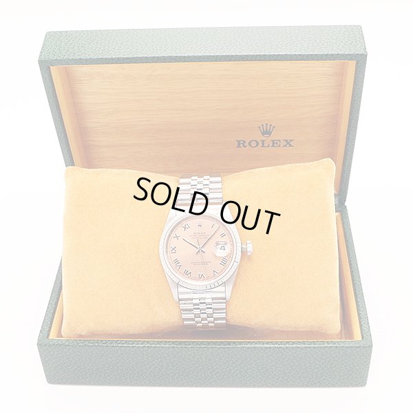 ロレックス　１６２２０　Ｓ２９２８３５　ピンクローマン文字盤　箱